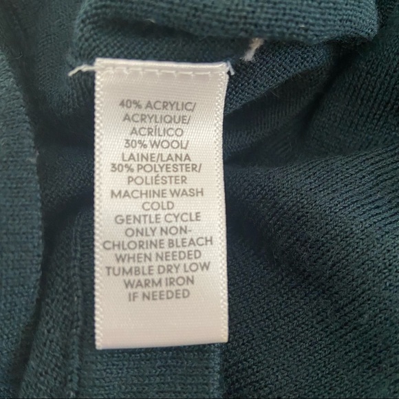 Ann Taylor LOFT Blue/Green Crew Neck Sweater - Picture 5 of 5